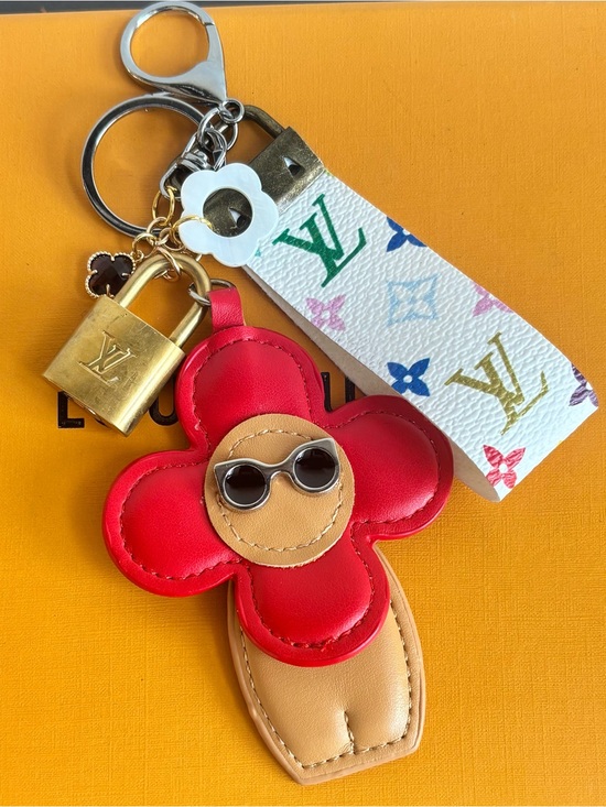 Louis Vuitton Handbags - Louis Vuitton Brass Lock #342, Bag Charm,Vivienne Flower Body,Key Chain, 7.25 in